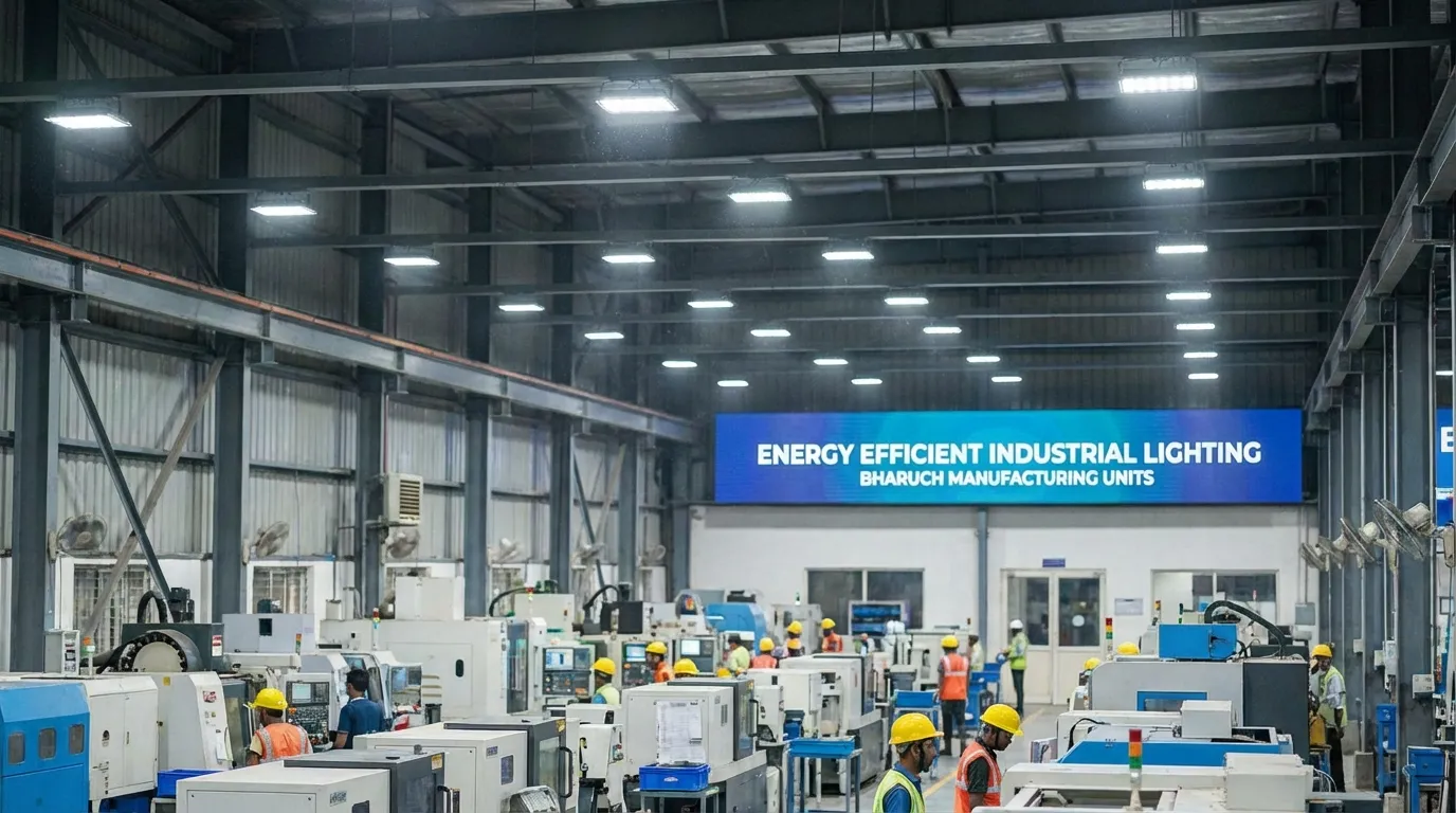Optimizing Production: Energy Efficient Industrial Lighting for Bharuch Manufacturing Units
