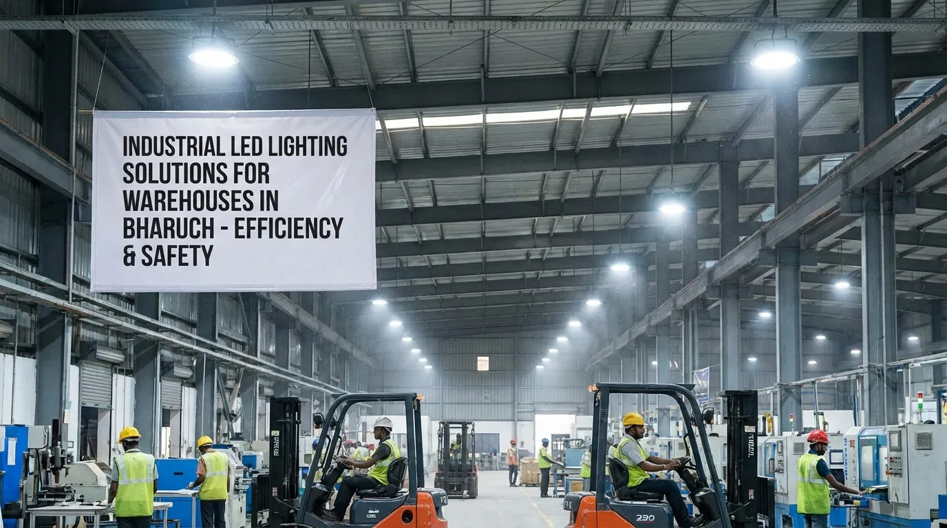 Industrial LED Lighting Solutions for Warehouses in Bharuch: Maximizing Efficiency and Safety