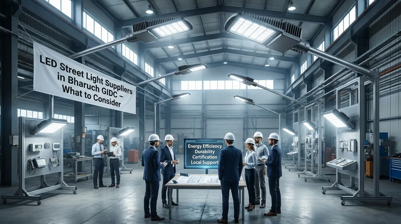 LED Street Light Suppliers in Bharuch GIDC – What to Consider