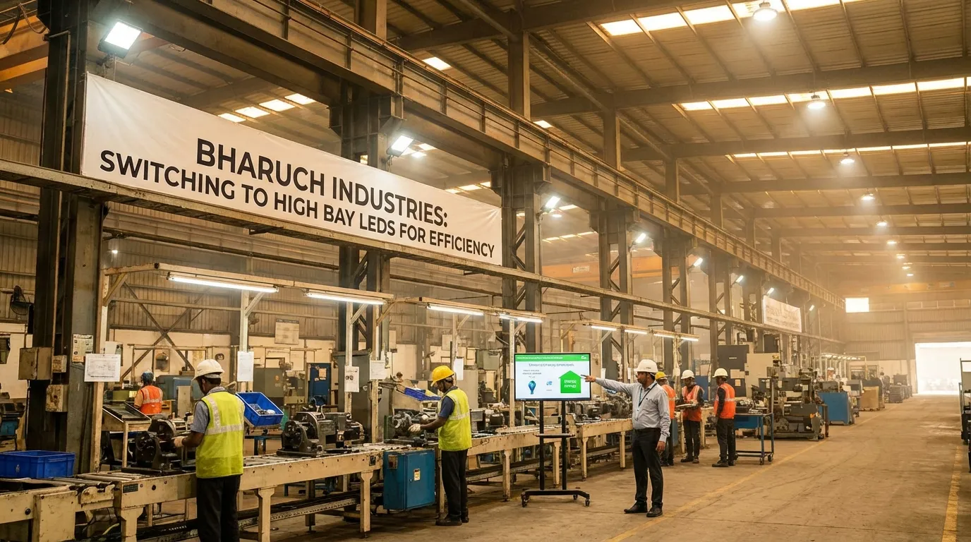 Why Bharuch Industries Are Switching to Industrial High Bay LED Lights